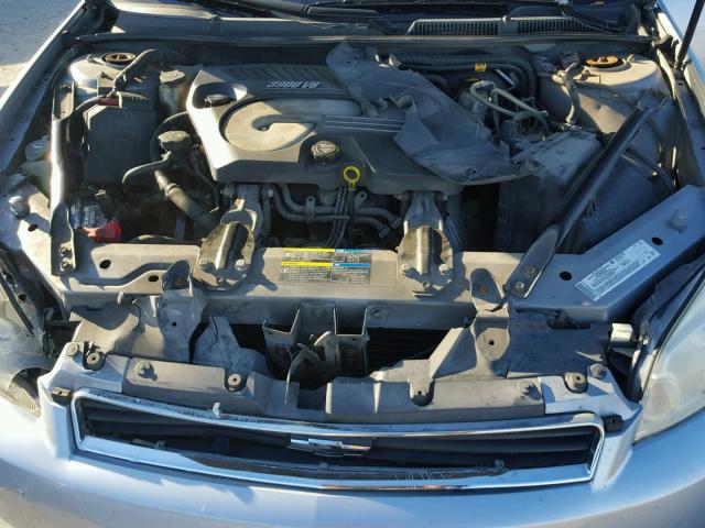 2G1WC581869369577 - 2006 CHEVROLET IMPALA SILVER photo 7