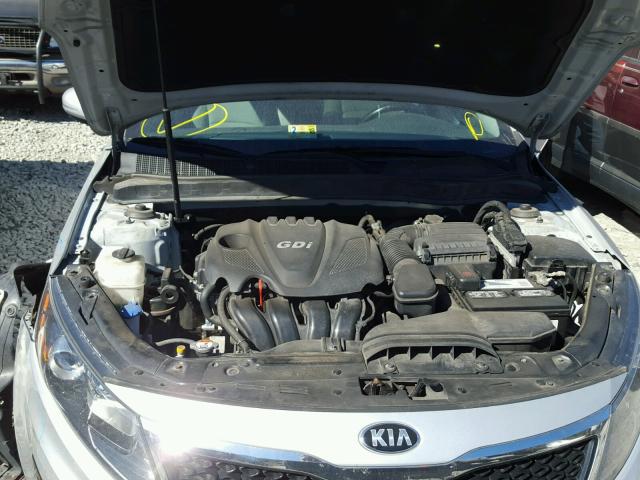 5XXGN4A76DG257168 - 2013 KIA OPTIMA SILVER photo 7