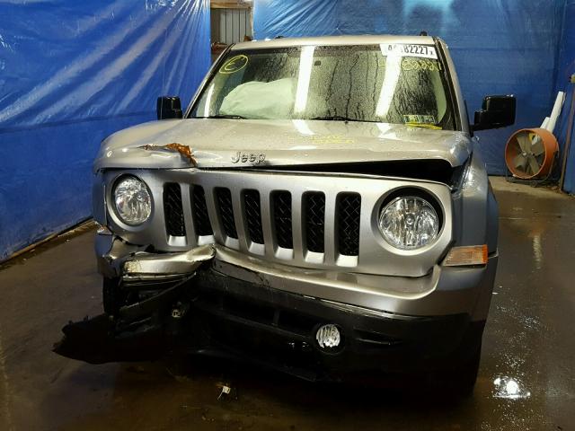 1C4NJRFB5ED880855 - 2014 JEEP PATRIOT LA SILVER photo 9