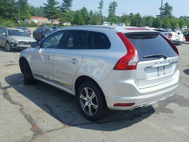 YV4902DZ2E2537862 - 2014 VOLVO XC60 T6 SILVER photo 3