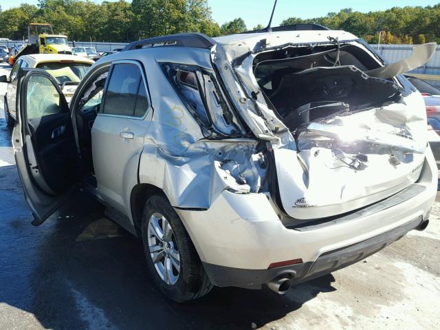 2GNFLDE35D6336808 - 2013 CHEVROLET EQUINOX LT SILVER photo 3