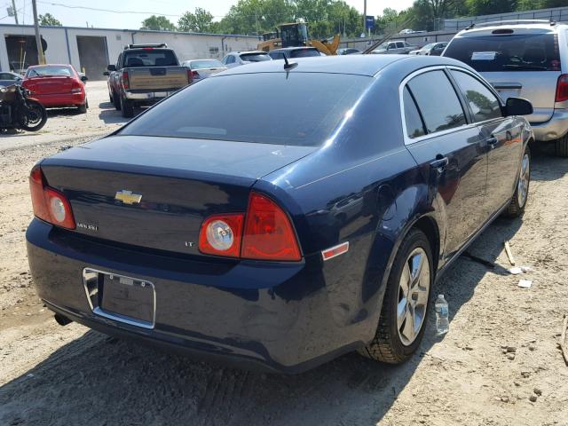 1G1ZH57N994220637 - 2009 CHEVROLET MALIBU 1LT BLUE photo 4