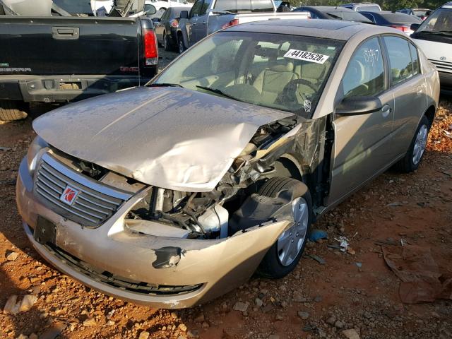 1G8AJ55F76Z160631 - 2006 SATURN ION LEVEL GOLD photo 2