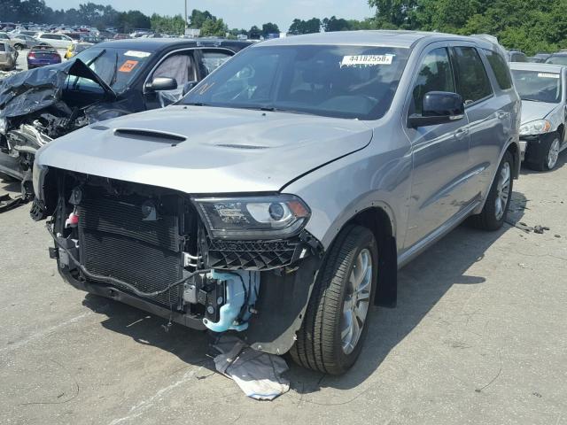 1C4SDJCT5JC219416 - 2018 DODGE DURANGO R/ SILVER photo 2