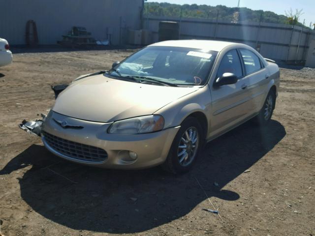 1C3EL56U91N669915 - 2001 CHRYSLER SEBRING GOLD photo 2