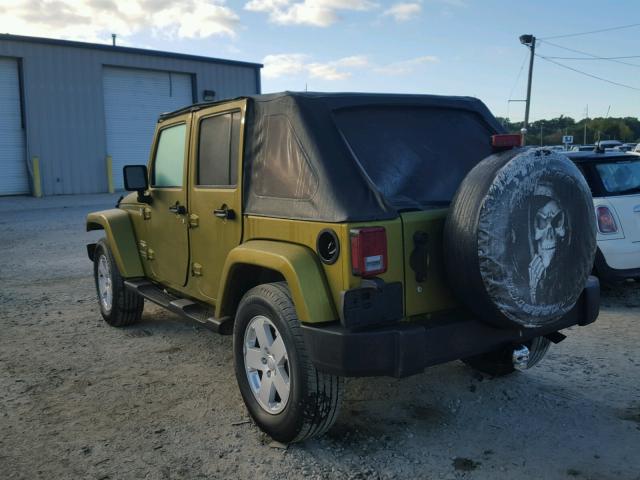 1J8GA59157L213368 - 2007 JEEP WRANGLER S GREEN photo 3