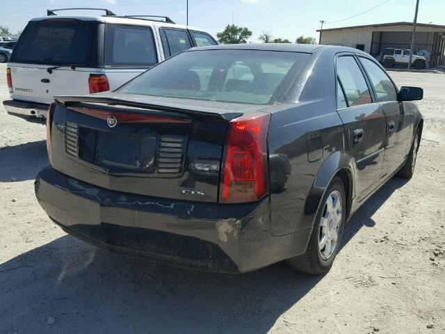 1G6DM57NX30169292 - 2003 CADILLAC CTS BLACK photo 4