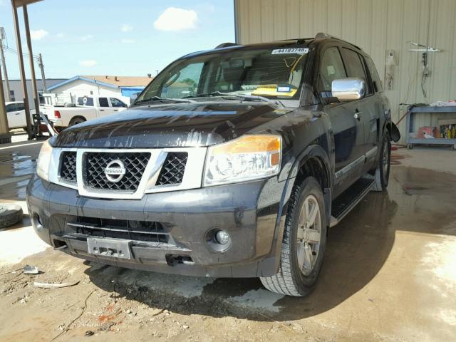 5N1BA0NF7AN620959 - 2010 NISSAN ARMADA PLA BLACK photo 2