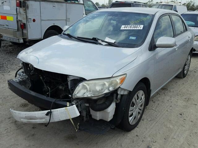 JTDBL40E699039767 - 2009 TOYOTA COROLLA BA SILVER photo 2