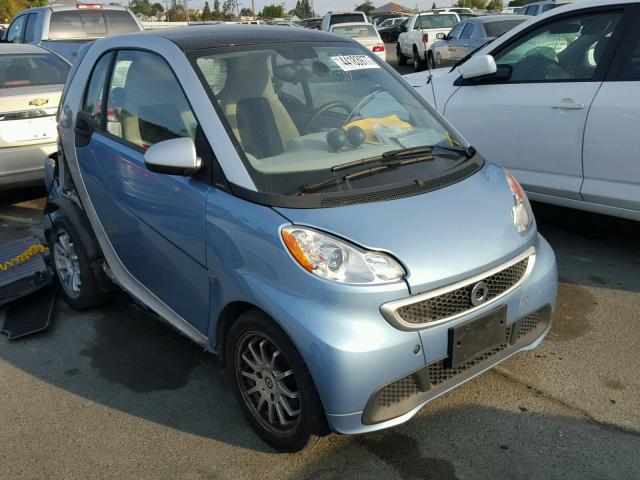 WMEEJ9AA6DK723362 - 2013 SMART FORTWO ELE 蓝色 照片 1
