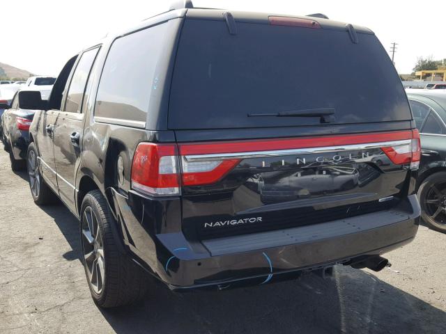 5LMJJ2KT1GEL06747 - 2016 LINCOLN NAVIGATOR BLACK photo 3