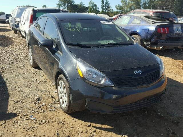 KNADM4A32F6479370 - 2015 KIA RIO LX BLACK photo 1