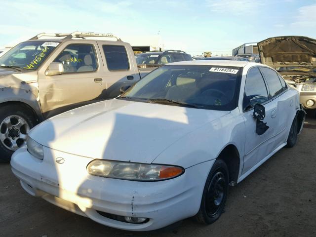 1G3NL52E54C184567 - 2004 OLDSMOBILE ALERO GL WHITE photo 2