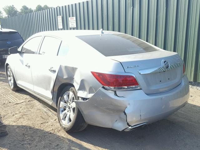 1G4GE5EVXAF192636 - 2010 BUICK LACROSSE C SILVER photo 3