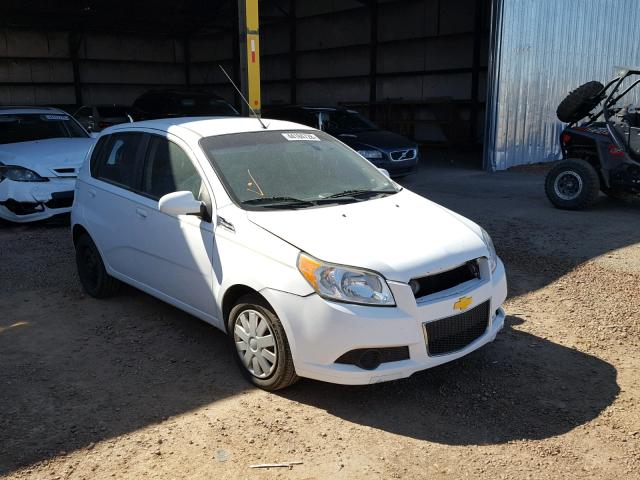 KL1TD6DE2BB125798 - 2011 CHEVROLET AVEO LS WHITE photo 1