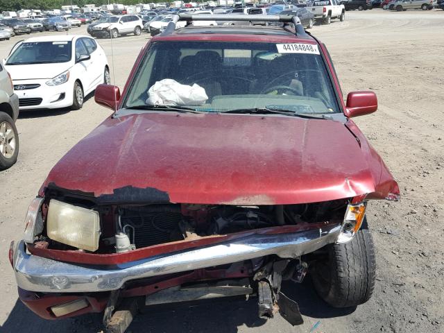 1N6ED27T4YC380988 - 2000 NISSAN FRONTIER C RED photo 7