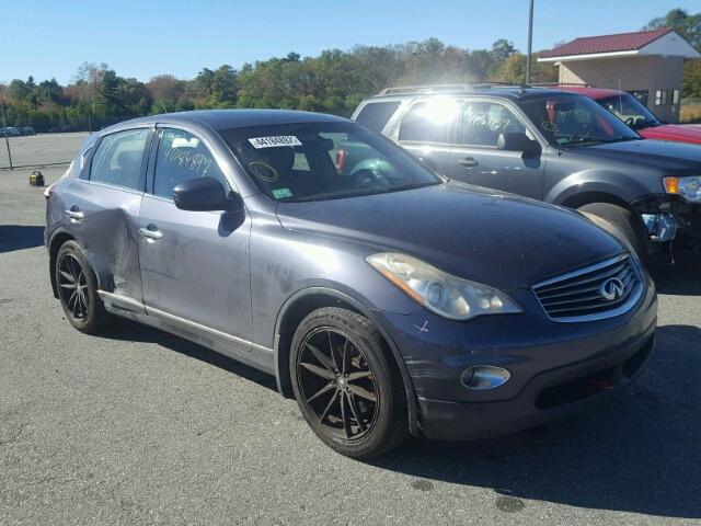 JNKAJ09F38M352839 - 2008 INFINITI EX35 BASE BLACK photo 1