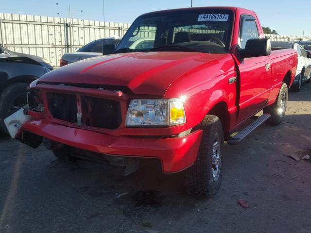 1FTYR10D89PA44754 - 2009 FORD RANGER RED photo 2