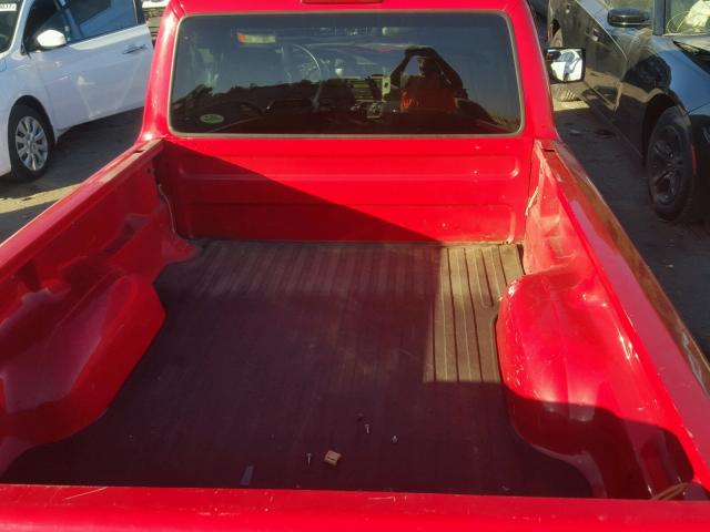 1FTYR10D89PA44754 - 2009 FORD RANGER RED photo 6