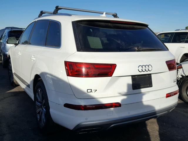 WA1LAAF70HD026486 - 2017 AUDI Q7 PREMIUM WHITE photo 3