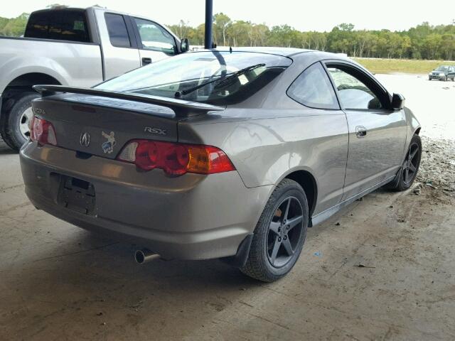 JH4DC54803C009952 - 2003 ACURA RSX GRAY photo 4