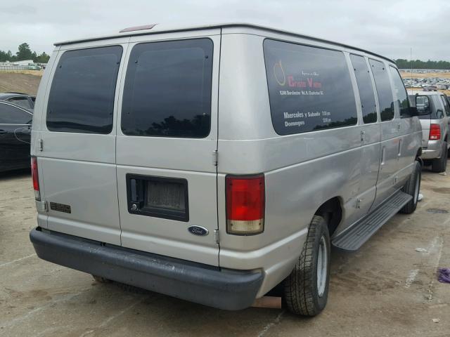 1FBNE31L03HA81514 - 2003 FORD ECONOLINE SILVER photo 4