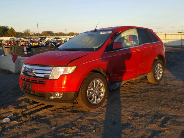 2FMDK3KC4ABB54100 - 2010 FORD EDGE LIMIT BURGUNDY photo 2