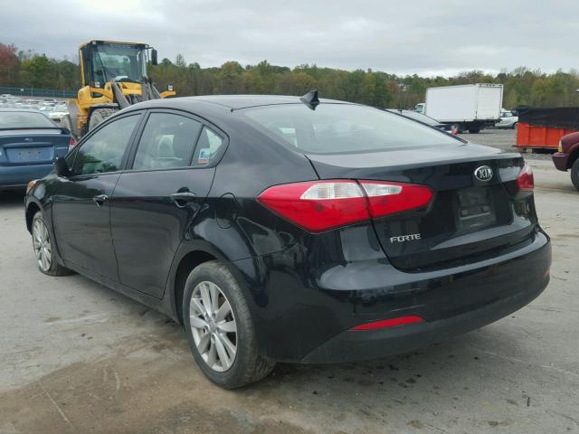 KNAFX4A68F5400025 - 2015 KIA FORTE LX BLACK photo 3