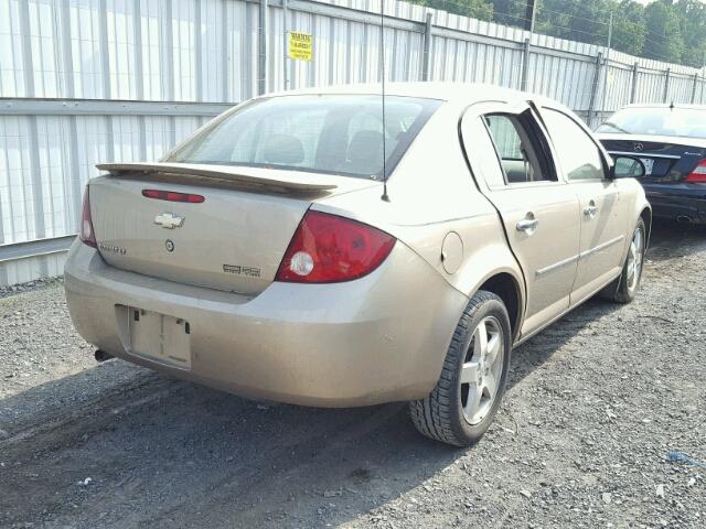 1G1AZ52F457595192 - 2005 CHEVROLET COBALT LT GOLD photo 4