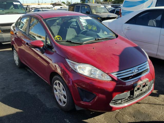 3FADP4BJ1BM198426 - 2011 FORD FIESTA BURGUNDY photo 1