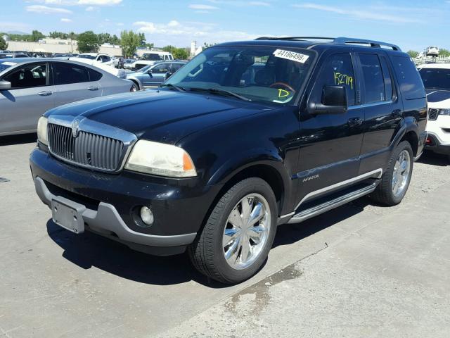 5LMEU68H34ZJ26628 - 2004 LINCOLN AVIATOR 黑色 照片 2