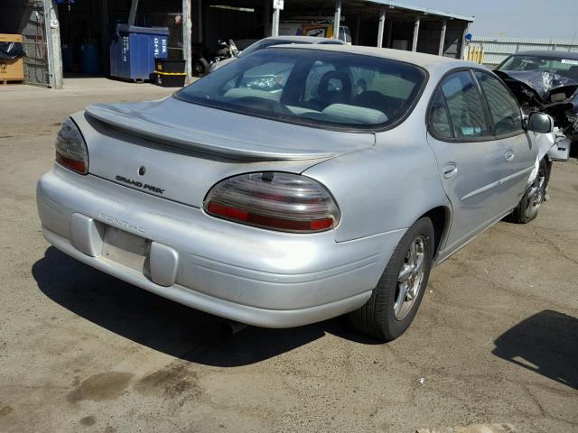 1G2WK52J61F268884 - 2001 PONTIAC GRAND PRIX Сріблястий фото 4