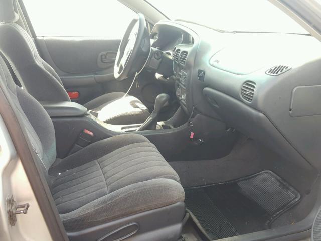 1G2WK52J61F268884 - 2001 PONTIAC GRAND PRIX Сріблястий фото 5