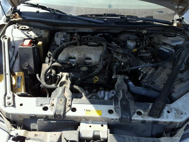 1G2WK52J61F268884 - 2001 PONTIAC GRAND PRIX Сріблястий фото 7