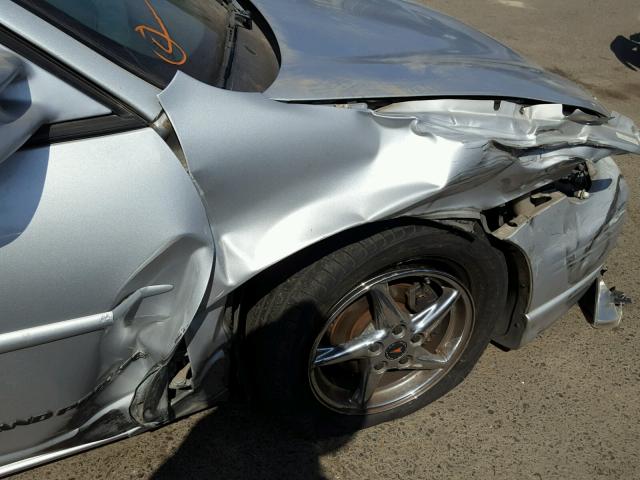 1G2WK52J61F268884 - 2001 PONTIAC GRAND PRIX Сріблястий фото 9