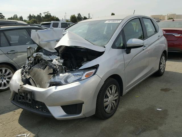 3HGGK5H5XFM748381 - 2015 HONDA FIT LX SILVER photo 2