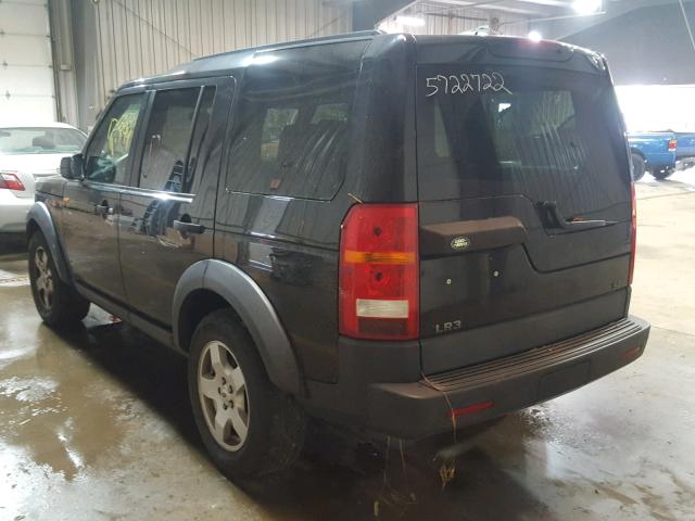 SALAD24416A399966 - 2006 LAND ROVER LR3 SE BLACK photo 3