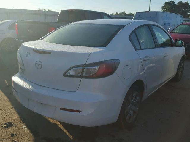 JM1BL1UG7C1518277 - 2012 MAZDA 3 I WHITE photo 4