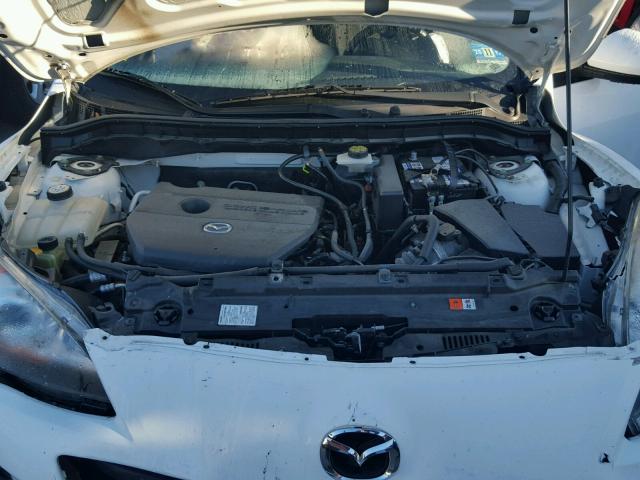 JM1BL1UG7C1518277 - 2012 MAZDA 3 I WHITE photo 7