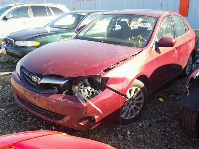 JF1GE6B66BH500629 - 2011 SUBARU IMPREZA 2. RED photo 2