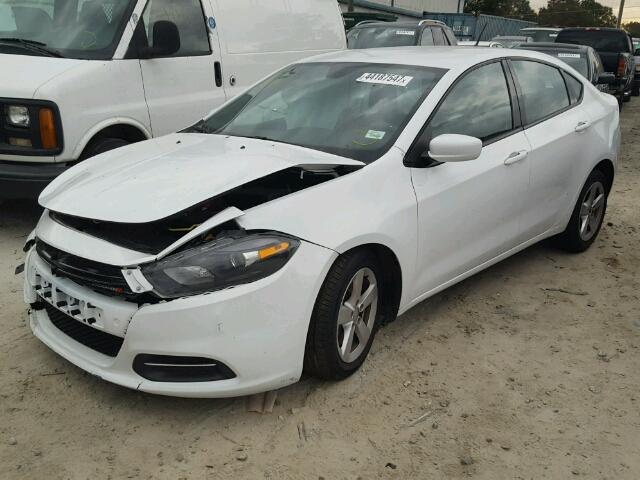 1C3CDFBBXFD309614 - 2015 DODGE DART SXT WHITE photo 2