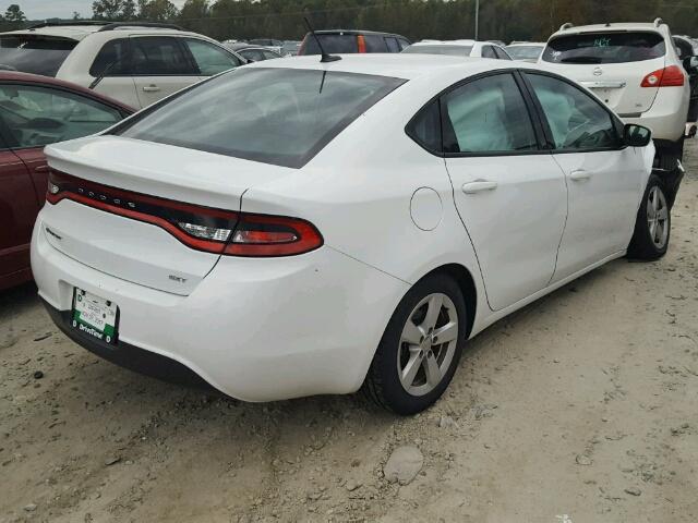 1C3CDFBBXFD309614 - 2015 DODGE DART SXT WHITE photo 4