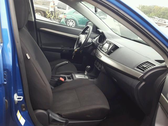 JA32U2FU3FU013246 - 2015 MITSUBISHI LANCER ES BLUE photo 5