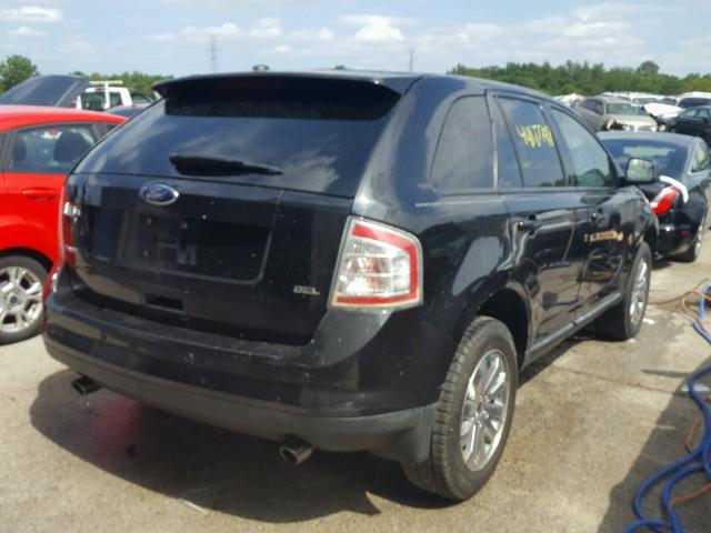 2FMDK3JC7ABA37614 - 2010 FORD EDGE SEL BLACK photo 4