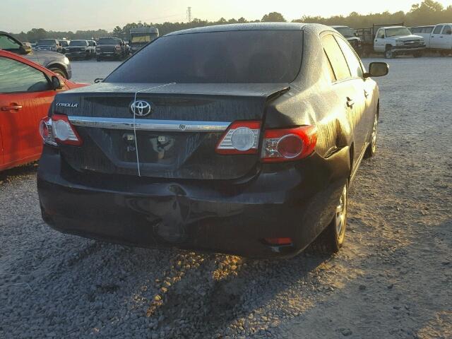 5YFBU4EE9DP100165 - 2013 TOYOTA COROLLA BA BLACK photo 4