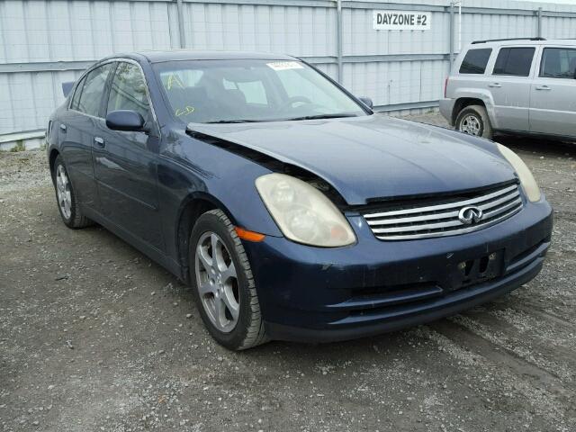 JNKCV51E04M602139 - 2004 INFINITI G35 BLUE photo 1