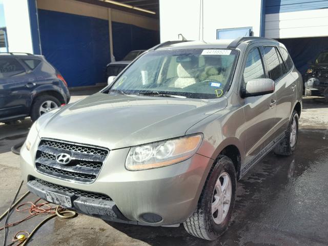 5NMSG13D08H167270 - 2008 HYUNDAI SANTA FE G GREEN photo 2