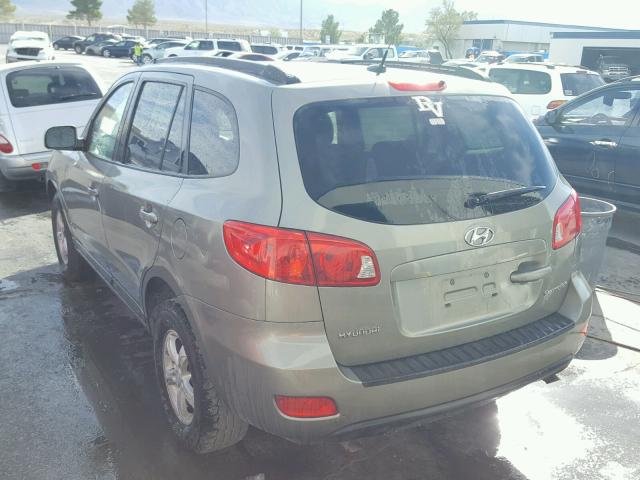 5NMSG13D08H167270 - 2008 HYUNDAI SANTA FE G GREEN photo 3