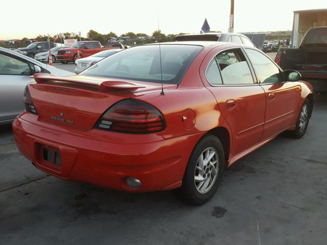 1G2NF52E74C206709 - 2004 PONTIAC GRAND AM S წითელი ფოტო 4