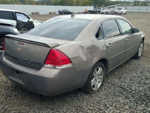 2G1WC581769231903 - 2006 CHEVROLET IMPALA LT TAN photo 4